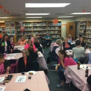 The second MC meeting of the year! We celebrated Breast Cancer Awareness Month and honored one of our own who is battling breast cancer herself. It was such a powerful meeting with 50 wonderful women in attendance!